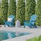 Flash Furniture Blue Adirondack Patio Chairs with Cupholder, 4PK 4-LE-HMP-1044-10-BL-GG - alternate 10